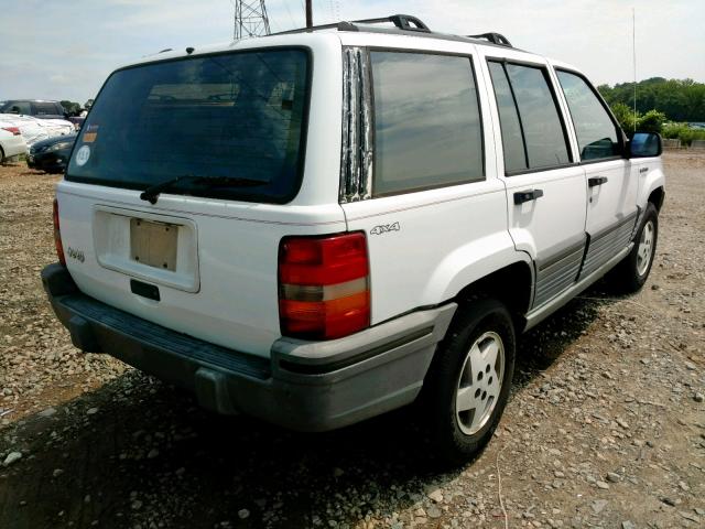 1J4GZ58S1RC353960 - 1994 JEEP GRAND CHER WHITE photo 4