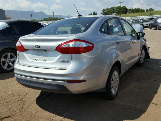 3FADP4AJ1FM123880 - 2015 FORD FIESTA S SILVER photo 4