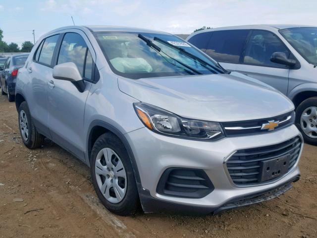 KL7CJKSB8JB594280 - 2018 CHEVROLET TRAX LS SILVER photo 1