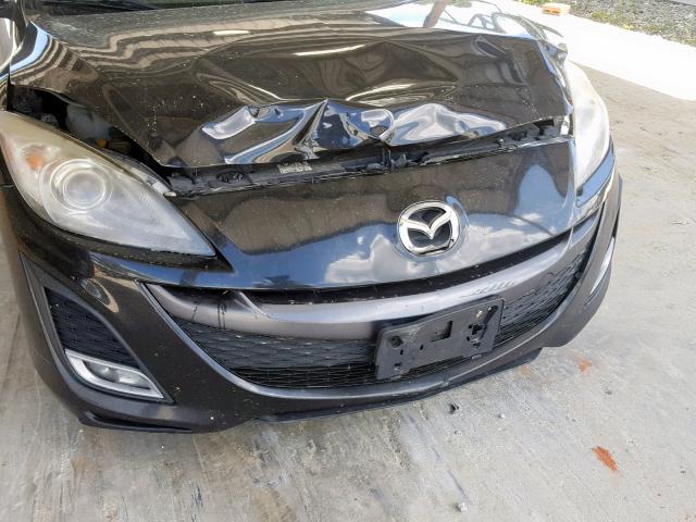 JM1BL1S67A1282592 - 2010 MAZDA 3 S BLACK photo 9