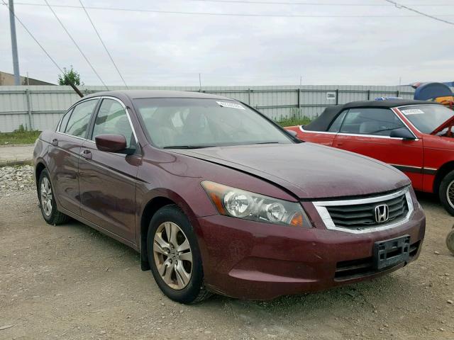 1HGCP26438A148410 - 2008 HONDA ACCORD LXP MAROON photo 1