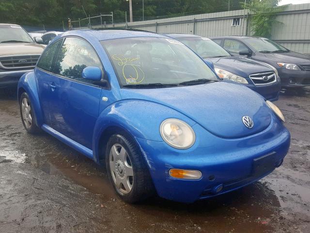 3VWCC21C9YM496916 - 2000 VOLKSWAGEN NEW BEETLE ლურჯი ფოტო 1