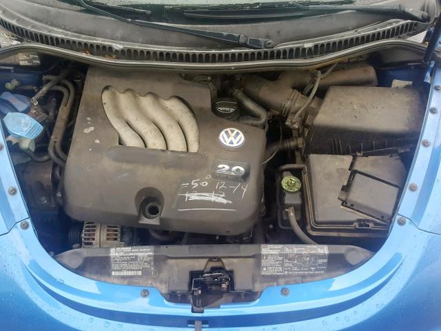 3VWCC21C9YM496916 - 2000 VOLKSWAGEN NEW BEETLE ლურჯი ფოტო 9