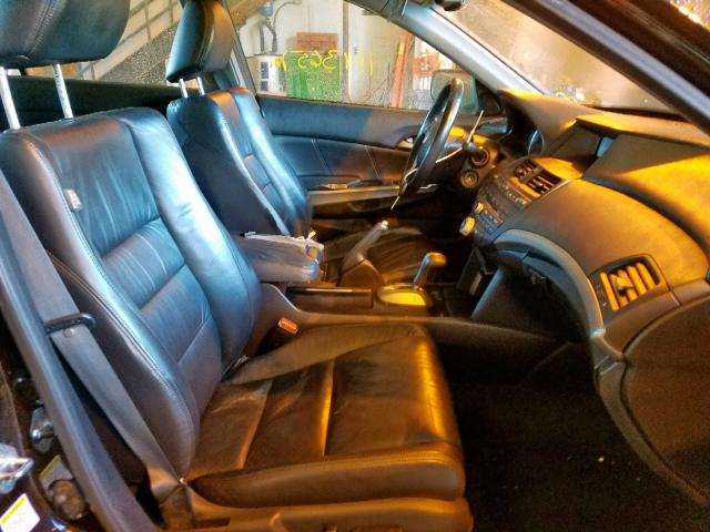 1HGCP36878A087538 - 2008 HONDA ACCORD EXL BLACK photo 5