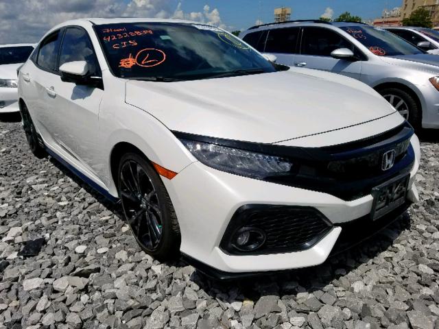 SHHFK7H97JU213724 - 2018 HONDA CIVIC SPOR WHITE photo 1