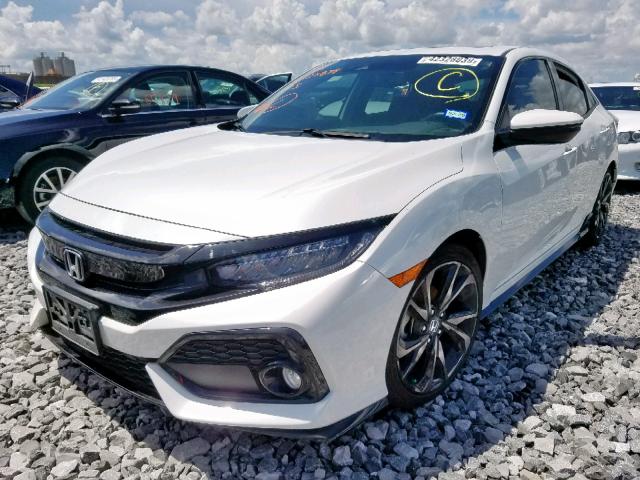 SHHFK7H97JU213724 - 2018 HONDA CIVIC SPOR WHITE photo 2