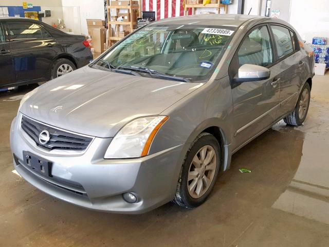 3N1AB6AP8BL642116 - 2011 NISSAN SENTRA 2.0 SILVER photo 2