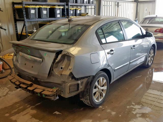 3N1AB6AP8BL642116 - 2011 NISSAN SENTRA 2.0 SILVER photo 4