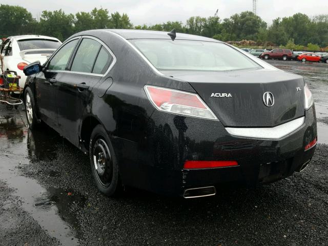 19UUA8F21AA020521 - 2010 ACURA TL BLACK photo 3