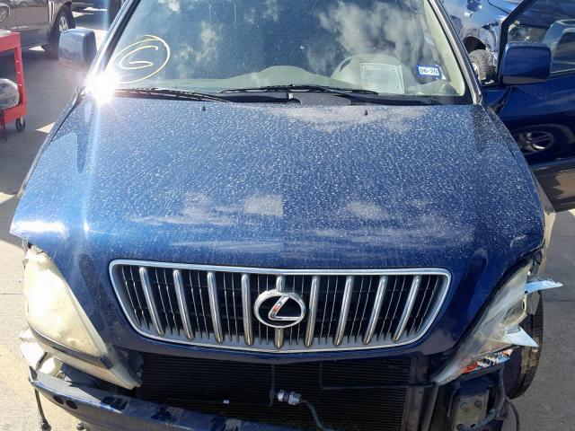 JTJGF10U030157423 - 2003 LEXUS RX 300 BLUE photo 7