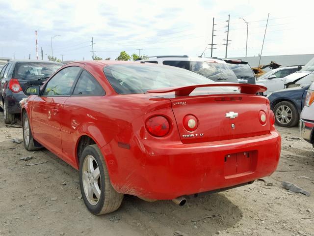 1G1AL15F677249864 - 2007 CHEVROLET COBALT LT RED photo 3