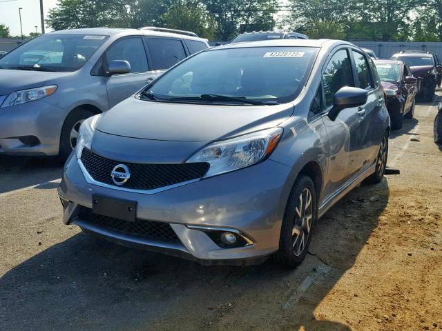 3N1CE2CP1FL429486 - 2015 NISSAN VERSA NOTE SILVER photo 2