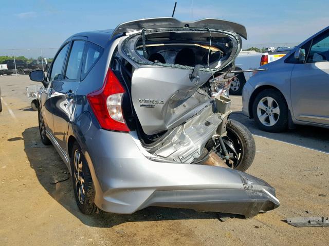 3N1CE2CP1FL429486 - 2015 NISSAN VERSA NOTE SILVER photo 3