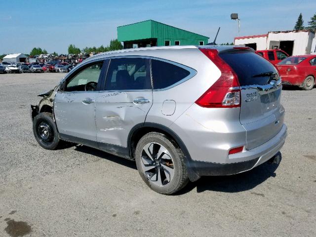 5J6RM4H95GL806733 - 2016 HONDA CR-V TOURI SILVER photo 3