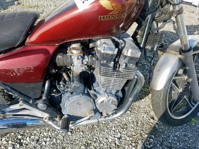 JH2PC0907DM002570 - 1983 HONDA CB550 MAROON photo 7