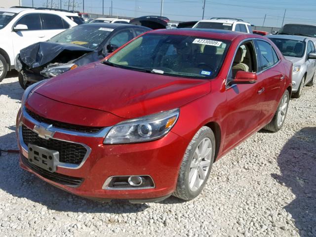 1G11H5SLXEF192042 - 2014 CHEVROLET MALIBU LTZ წითელი ფოტო 2