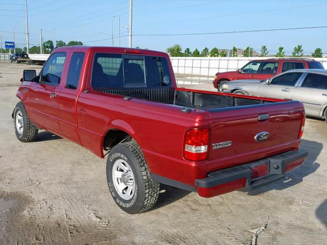 1FTYR44U08PA88533 - 2008 FORD RANGER SUP RED photo 3