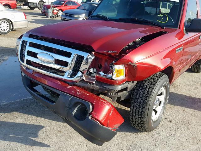 1FTYR44U08PA88533 - 2008 FORD RANGER SUP RED photo 9