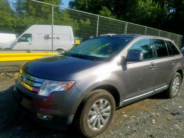 2FMDK4JC4ABB40365 - 2010 FORD EDGE SEL GRAY photo 2