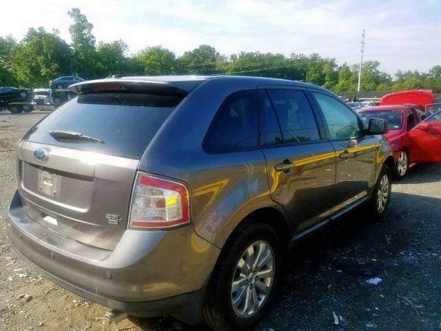 2FMDK4JC4ABB40365 - 2010 FORD EDGE SEL GRAY photo 4