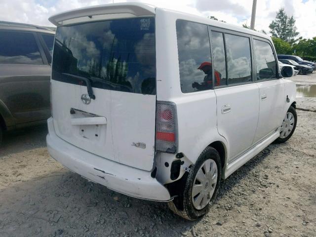 JTLKT324164103855 - 2006 TOYOTA SCION XB 白色 照片 4