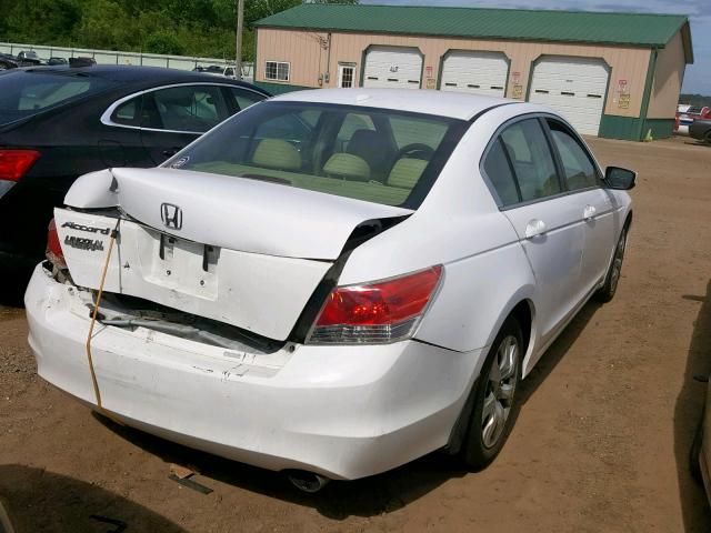 1HGCP26869A040450 - 2009 HONDA ACCORD EXL WHITE photo 4