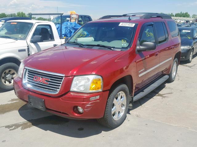 1GKET16S166148132 - 2006 GMC ENVOY XL RED photo 2