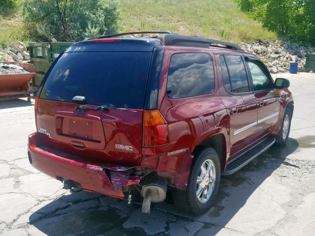 1GKET16S166148132 - 2006 GMC ENVOY XL RED photo 4