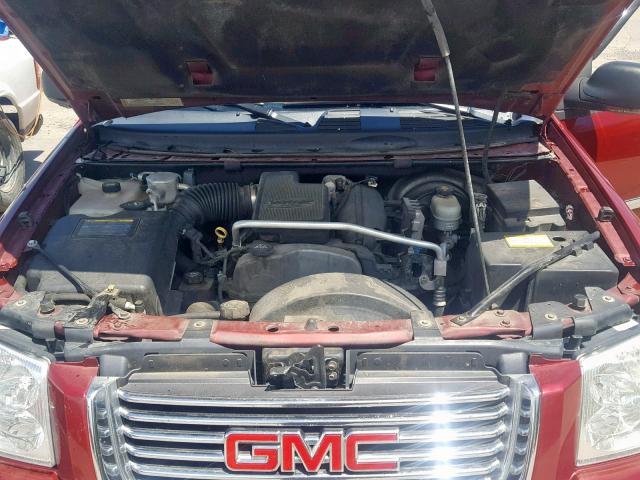 1GKET16S166148132 - 2006 GMC ENVOY XL RED photo 7