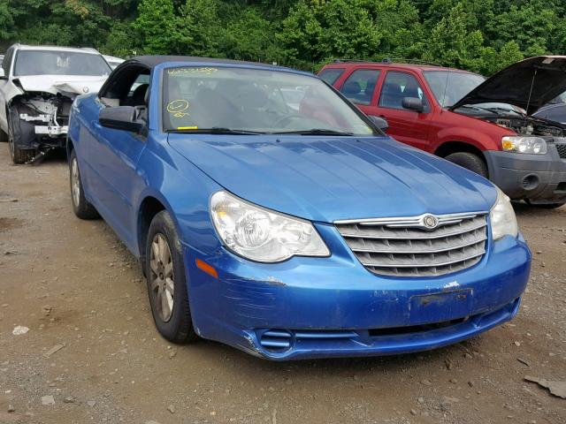 1C3LC45K48N209590 - 2008 CHRYSLER SEBRING BLUE photo 1