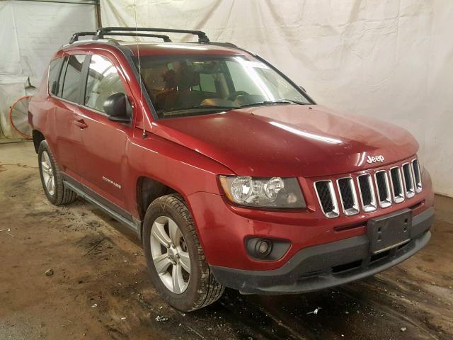 1C4NJDBB9GD556836 - 2016 JEEP COMPASS SP RED photo 1