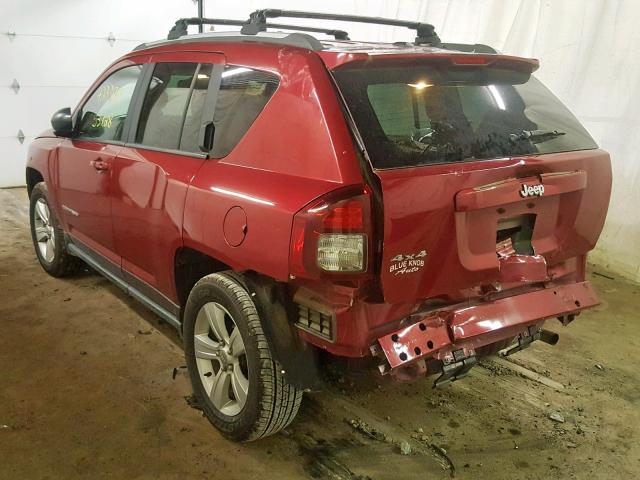 1C4NJDBB9GD556836 - 2016 JEEP COMPASS SP RED photo 3