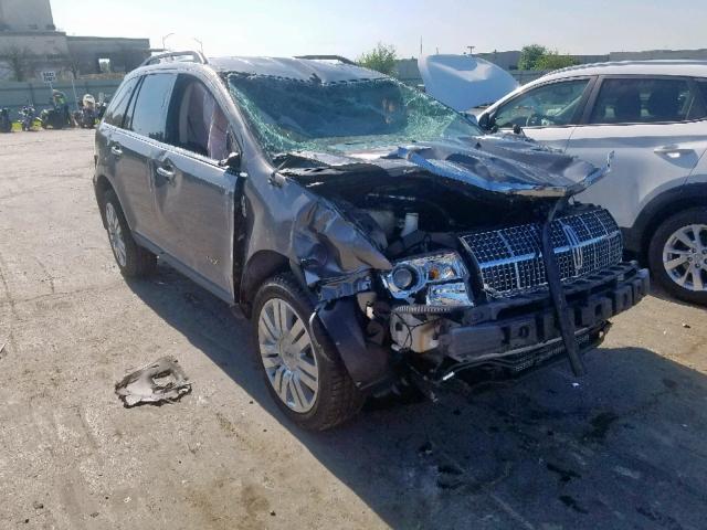 2LMDJ6JC9ABJ12290 - 2010 LINCOLN MKX GRAY photo 1