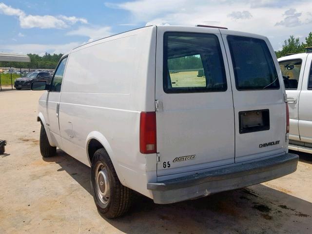 1GCDM19W4XB137573 - 1999 CHEVROLET ASTRO WHITE photo 3