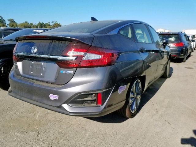 JHMZC5F15JC021162 - 2018 HONDA CLARITY CHARCOAL photo 4