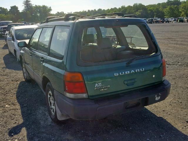 JF1SF6357WH782413 - 1998 SUBARU FORESTER L GREEN photo 3