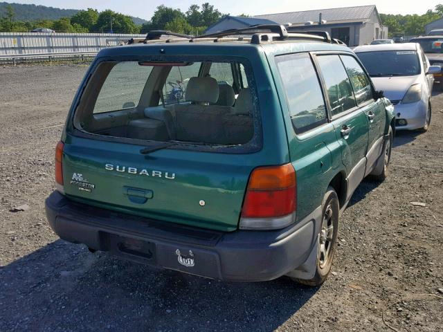 JF1SF6357WH782413 - 1998 SUBARU FORESTER L GREEN photo 4