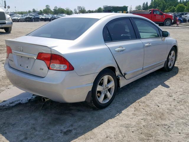 2HGFA1E68BH007272 - 2011 HONDA CIVIC LX-S فضي صورة 4