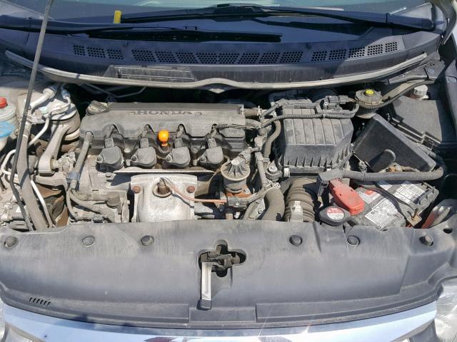 2HGFA1E68BH007272 - 2011 HONDA CIVIC LX-S فضي صورة 7