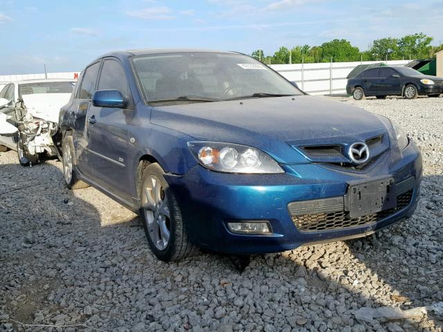 JM1BK143471660169 - 2007 MAZDA 3 HATCHBAC BLUE photo 1