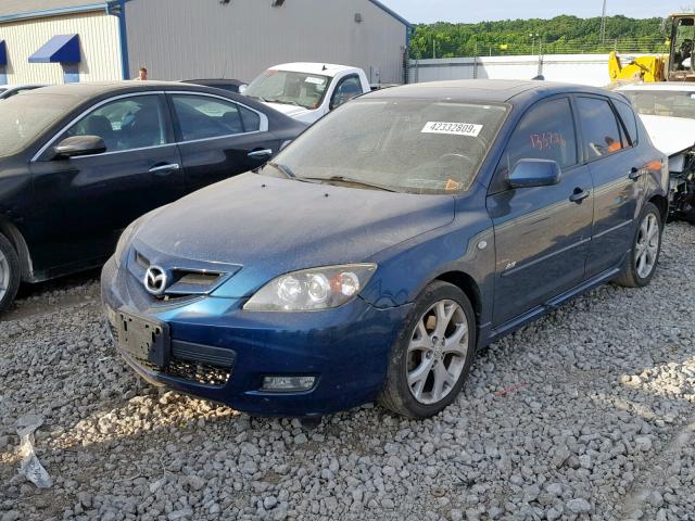 JM1BK143471660169 - 2007 MAZDA 3 HATCHBAC BLUE photo 2