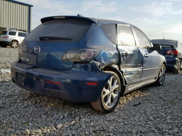 JM1BK143471660169 - 2007 MAZDA 3 HATCHBAC BLUE photo 4