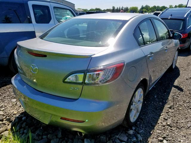 JM1BL1V61C1576584 - 2012 MAZDA 3 S SILVER photo 4