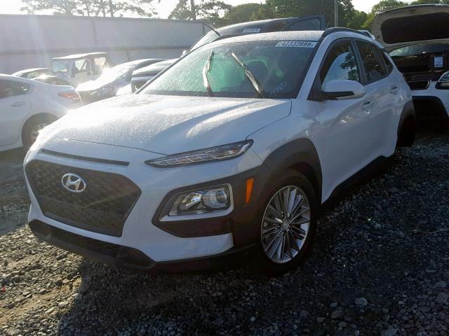 KM8K22AA0KU237780 - 2019 HYUNDAI KONA SEL WHITE photo 2