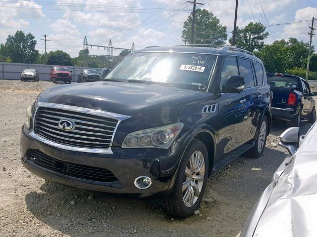 JN8AZ2NE7B9004334 - 2011 INFINITI QX56 BLACK photo 2