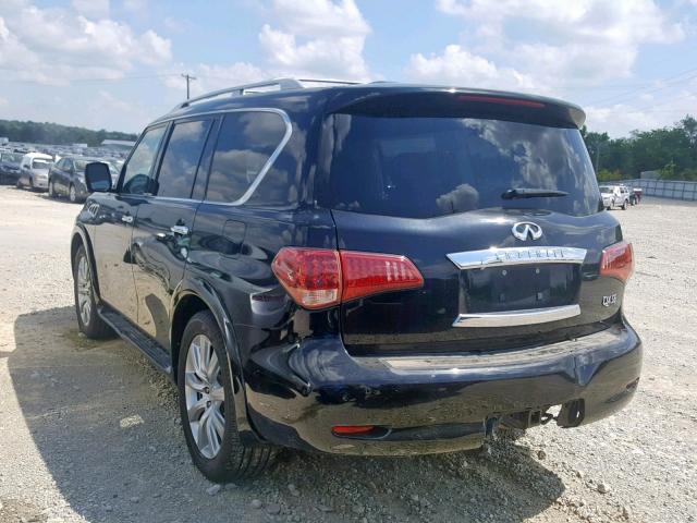 JN8AZ2NE7B9004334 - 2011 INFINITI QX56 BLACK photo 3