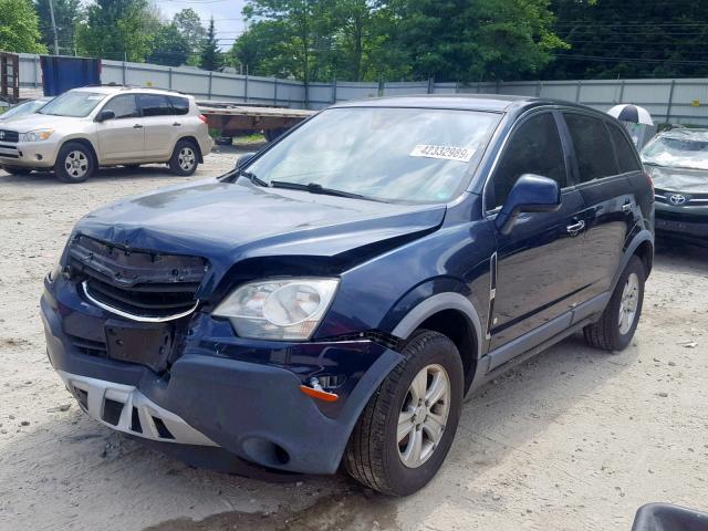 3GSDL43N78S610199 - 2008 SATURN VUE XE BLUE photo 2