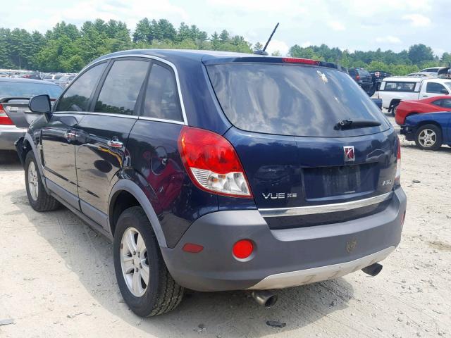 3GSDL43N78S610199 - 2008 SATURN VUE XE BLUE photo 3