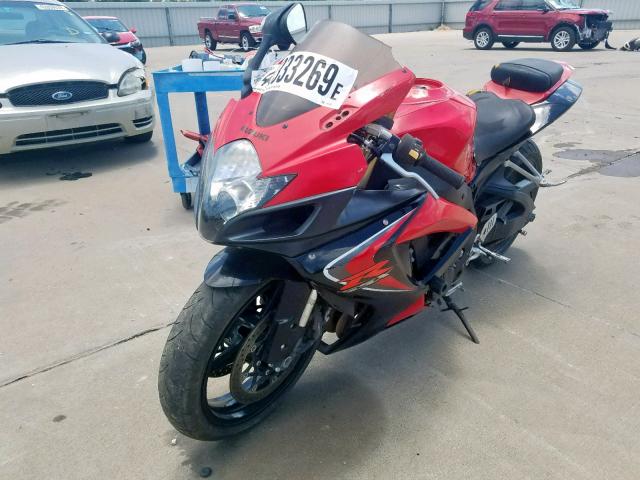 JS1GN7DA662100333 - 2006 SUZUKI GSX-R600 K RED photo 2