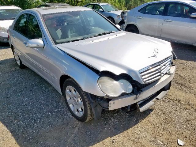 WDBRF92H56F772088 - 2006 MERCEDES-BENZ C 280 4MAT SILVER photo 1